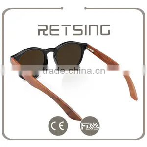 Cheap Custom Plastic Frame Polarized Bamboo Sunglass Handmade Bamboo Sunglasses Polarized thumbnail-6