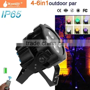 Hot Sale Outdoor Waterproof 4pcs 6 In1 RGBWA+UV IP65 LED Par Light thumbnail-3
