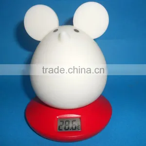 Micro USB LED Night Light With Thermometer thumbnail-1