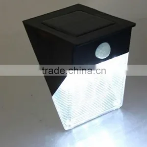 Quality Goods 12 Led Solar Human Body Induction Lamp Solar Wall Lamp Solar Garden Lamp Triangle Shape Led Light thumbnail-2