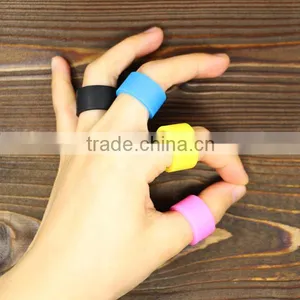 Size Logo OEM Non-stick Elastic Custom Silicone Thumb Ring thumbnail-4