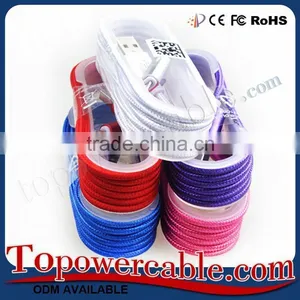 Colorful Nylon Braid Micro Usb 2.0 Data Cable Usb Port Data Transfer Cable For Computer For Lg K7 For Sony Phone thumbnail-2