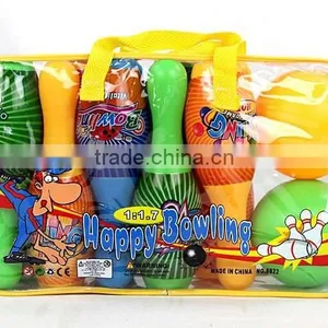 Children Play 22cm Bowling Toy With 10 Bottles and 2 Balls thumbnail-6