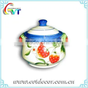 Ceramic Jar With Lid thumbnail-1