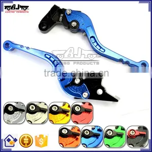 BJ-LS-009 Special Design CNC Adjustable Folding Aluminum Motorcycle Clutch Brake Lever for Kawasaki GTR1400 / CONCOURS thumbnail-1