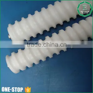 ODM Cnc Machined Black Nylon Hdpe Ldpe pe Uhmw-pe Plastic Screw Conveyor for Industry thumbnail-4