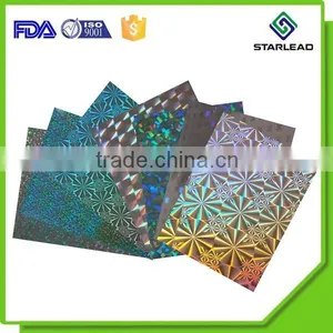 60gsm Holographic Metallized Paper, Laser Metallized Paper for Gift Packing thumbnail-6