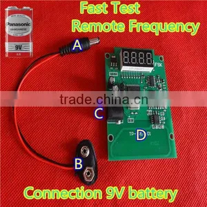 Car Keys Frequency Test Device.Fast Test &check Remote Frequency PCB Borad With 9V Battery.frequency Wireless Test thumbnail-1