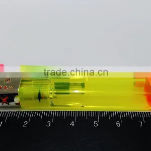 2016 Colored Transparent Gas Lighters Cigarette Electronic Lighter thumbnail-5