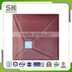 Glory Artificial Leather Face Soft Wall Covers For Hotel Decorative thumbnail-1