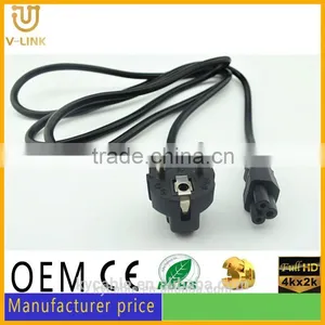 Black Standard European Standard ac Power Cord for HDTV/monitor/Hometheater/Video Projector thumbnail-2