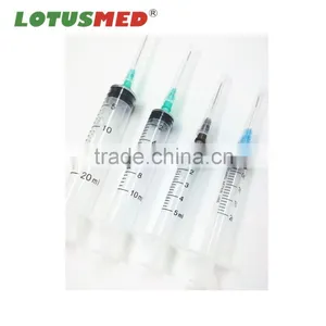 Competitive Price 3 Parts 1ml 2ml 2.5ml 3ml 5ml 10ml 20ml Disposable Syringe Luer Lock/ Slip thumbnail-1