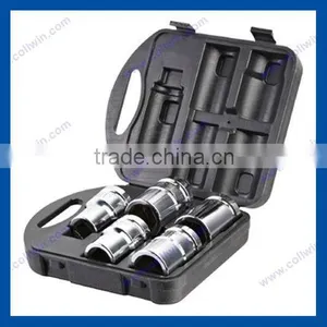 5pcs 1 Inch Drive Impact Wrench Socket Chrome Plated thumbnail-1