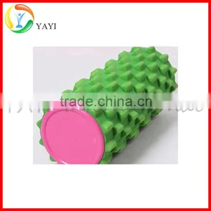 Crossfit Massage Exercise EVA Foam Roller With Caps thumbnail-1