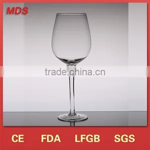 Eco-Friendly Feature Glass Red Crystal Long Stem Wine Glass thumbnail-3