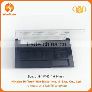 Light 8 Color Clear Cap 119*65*14mm Black Eyeshadow Box Wholesale thumbnail-2