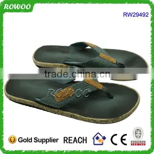 ROWOO Men's Grey High Quality Wrap Espadrille Sandal thumbnail-1