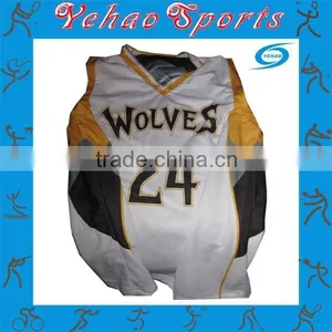Custom Made Basketball Uniform With Own Logo and Rope thumbnail-1