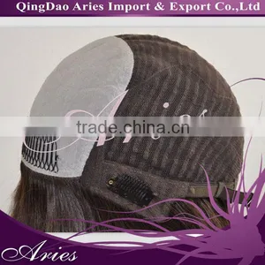 18",100% Malysian VIrgin Hair,Glueless Silk Top Jewish Wig,Luxury Wig thumbnail-1