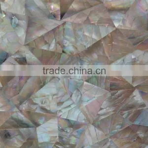 Factory Offer Crazy Crackled Pattern Penguin Mother of Pearl Mosaic Tile for Backsplash thumbnail-3
