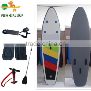 Rainbow Customized EVA-pad Inflatable Stand up Padddlesurf Board thumbnail-1