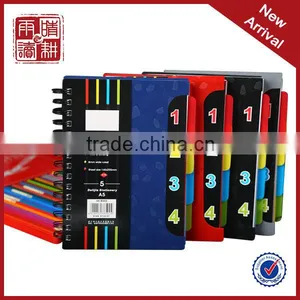 Recycled PP Material Cover 5 Subject Notebook thumbnail-2