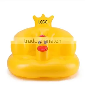 High Quality Safety Baby Inflatable Bath Chair PVC Inflatable Baby Sofa Quality Choice thumbnail-3