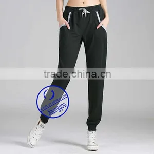 2015 Custom Newest Design French Terry Woman Slim Jogger Pants thumbnail-2