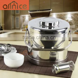Supper Big Size Hand Pot Keep Food Warm Durable Stainless Steel Food Container thumbnail-6