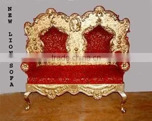 Wedding Sofa, Wedding Gold Sofa thumbnail-1