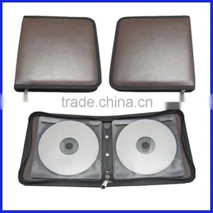PU Leather Wedding CD DVD Disc Case Holder Box Cover thumbnail-1