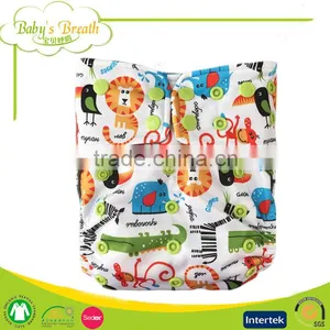 PCB-03 Fashion Cartoon Printed Charcoal Bamboo Liner Reusable Healthy Baby Adult Cloth Diapers thumbnail-3
