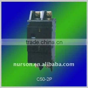 Small and Black C50-2P Mini Circuit Breaker thumbnail-1
