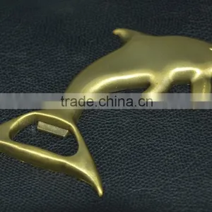Custom Excellent Quality Brushed Gold Bottle Opener thumbnail-1