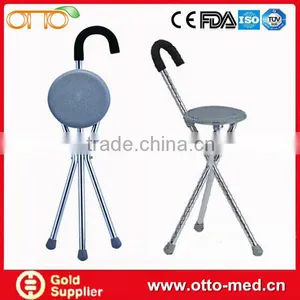 Aluminum Folding Seat Cane thumbnail-1
