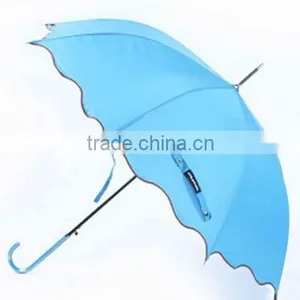 Electroplated Frame New Design Leaf Sharp Umbrella thumbnail-4