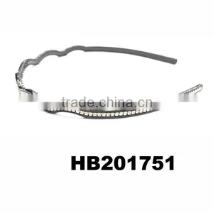 Bulk Cheap Wholesale Rhinestone Plastic Headbands With Teeth thumbnail-3