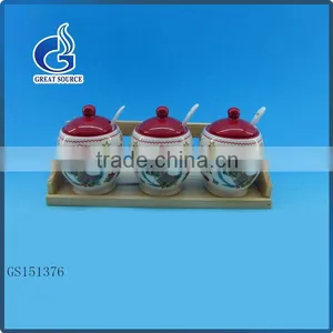 Popular Bulk Ceramic Tea Sugar Coffee Canisters thumbnail-5