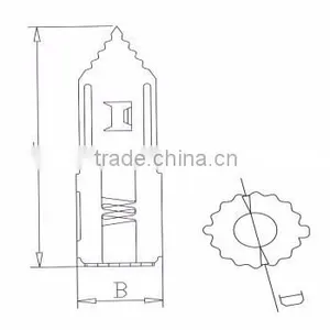 Hammer in Plug With ZInc Plated for Plasterboard thumbnail-2