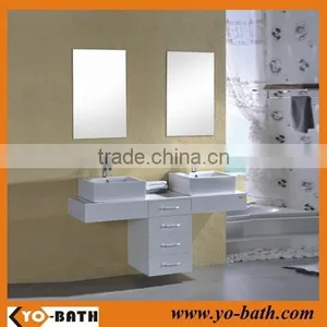Hang French Style Double Sink White Bathroom Vanity YO-W010 thumbnail-1