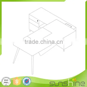 China Office Desk Modern Office Table Design Modern Large Executive Desk ZS-M2090 thumbnail-6