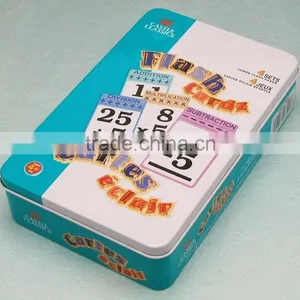 Attractive Design ,colorful Tin Box Fpr Cards Packing thumbnail-1