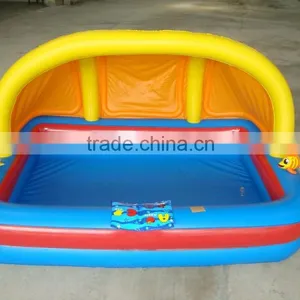 Swiming Pool Inflatable With Sunshade Design for Kids thumbnail-1