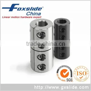 6*6mm Motor Steel Shaft Tighten Rigid Coupling 6mm A Diameter, 6mm B Diameter, 16mm OD, 24mm Length With Screws thumbnail-3