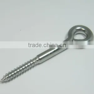 Stainless Steel Unwelded Eye Bolt With Wooden Screw thumbnail-1