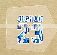 Custom Sport Iron on Sticker Printing, Heat Transfer Label Spandex Sportwear thumbnail-1