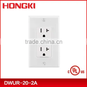 UL CUL Listed 120V 20A 60HZ Usb Plug Wall Socket With USB Charger thumbnail-3