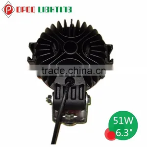2015 Hot 4x4 Car Accessories Round 7 Inch 51w Led Work Light for Jeep Trucks thumbnail-3