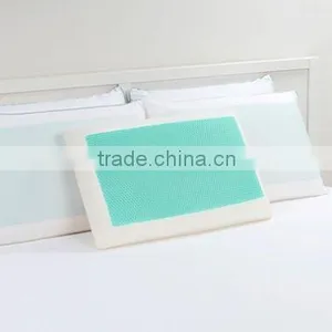 Cooling Gel Memory Foam Pillow With Zipper Cover thumbnail-1