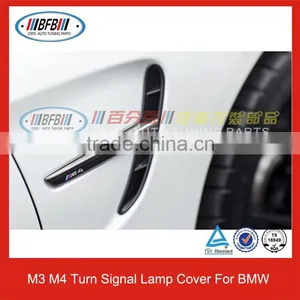 Carbon Fiber Fender Side Grill Cover For BMW M3 M4 F80 F82 Replacement Cover thumbnail-4